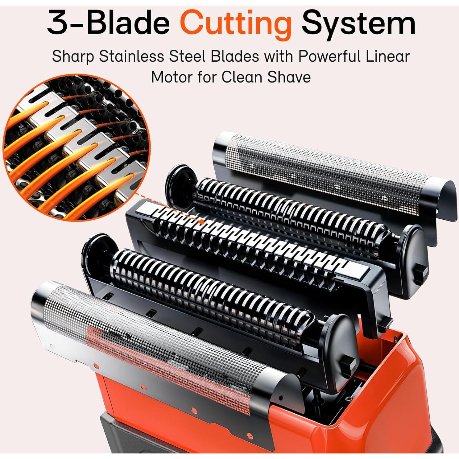 Afeitadora Eléctrica de Viaje Nevlive USB-C Impermeable