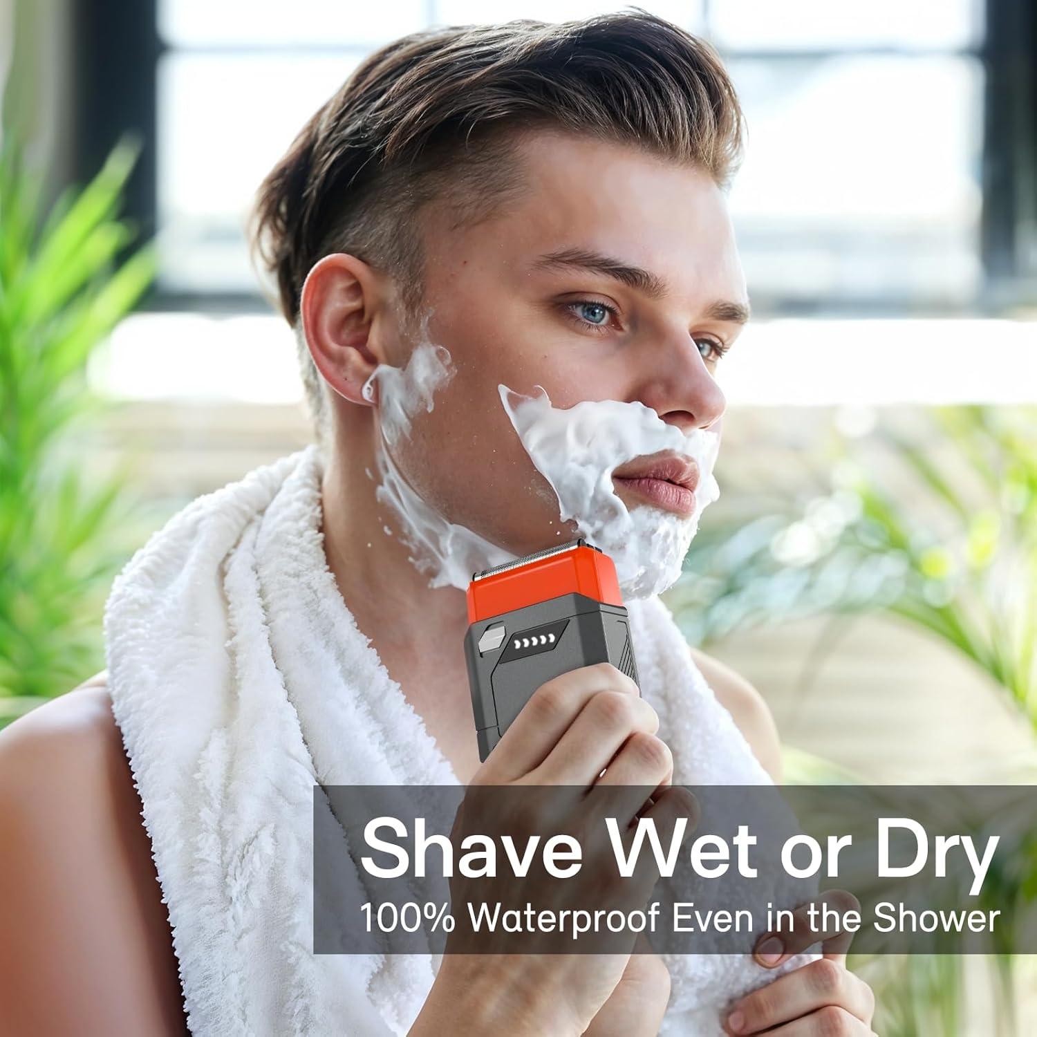 Afeitadora Eléctrica de Viaje Nevlive USB-C Impermeable