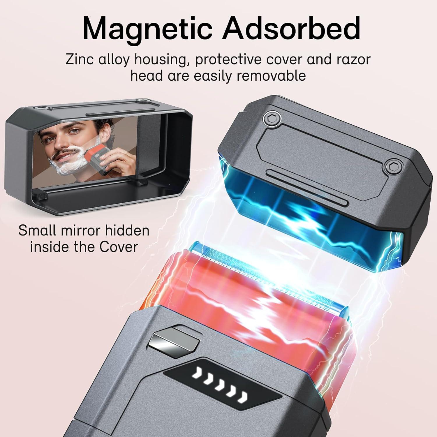 Afeitadora Eléctrica de Viaje Nevlive USB-C Impermeable