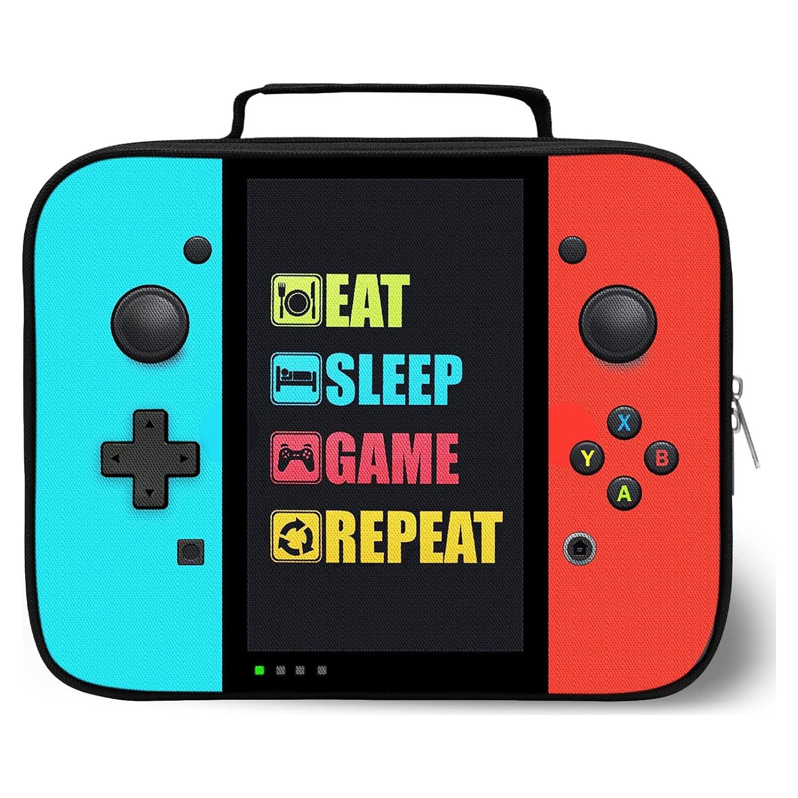 Caja de Almuerzo Gamer TILYTADLY 24.9x21.1cm Aislada