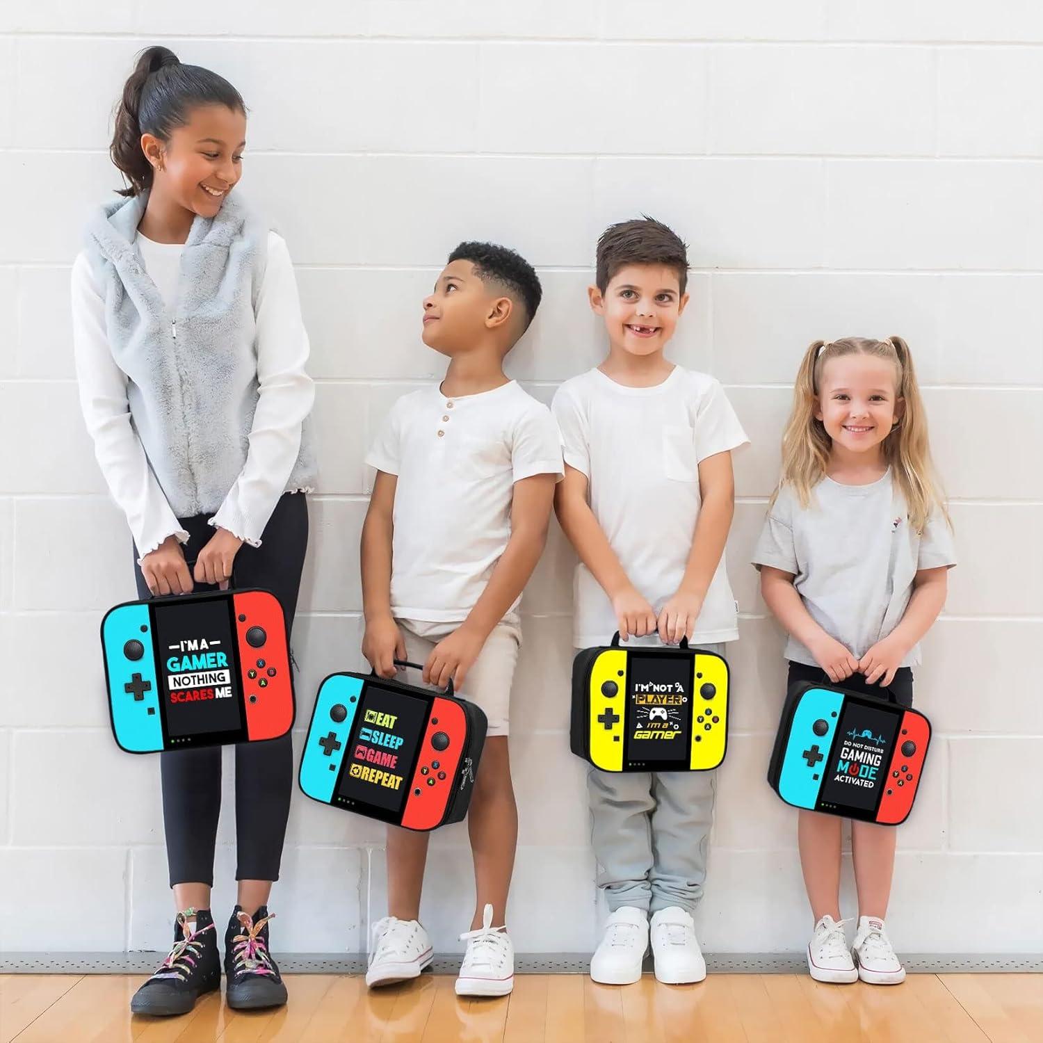 Caja de Almuerzo Gamer TILYTADLY 24.9x21.1cm Aislada