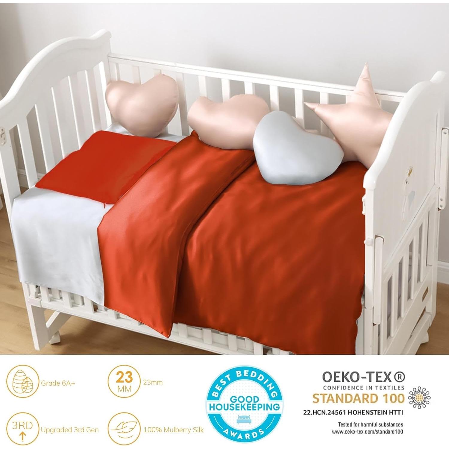 Funda de Edredón de Seda 100% Natural PROMEED Cuna Crepúsculo