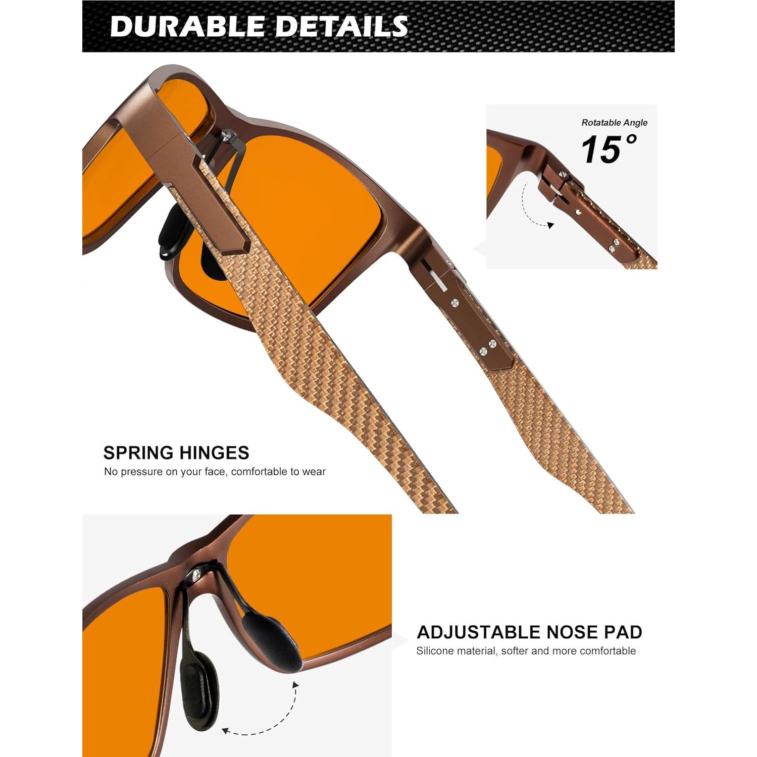 Gafas de Luz Azul ANYLUV para Hombres - Protección Visual