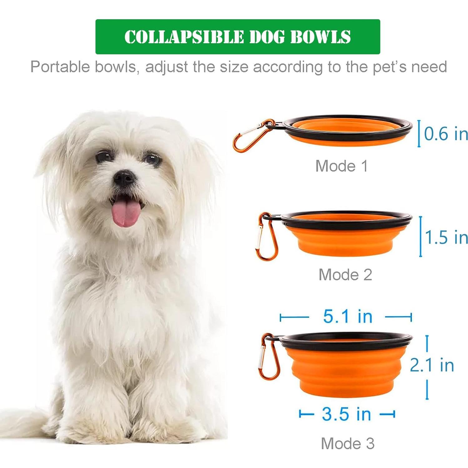 Juego de Flotadores para Perros KUCDBUN con Tazón Plegable