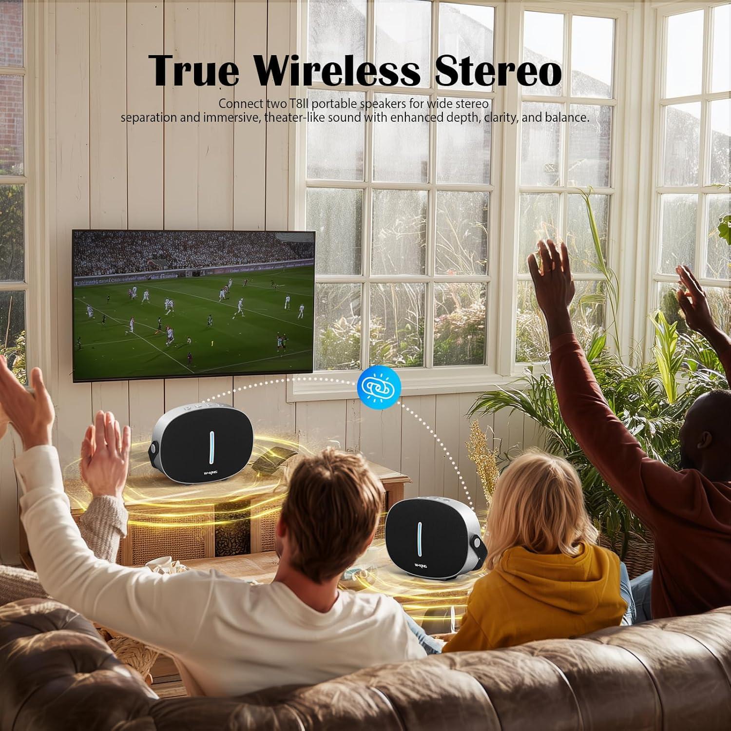 Altavoz Bluetooth W-KING T8II 96W Portátil Inalámbrico