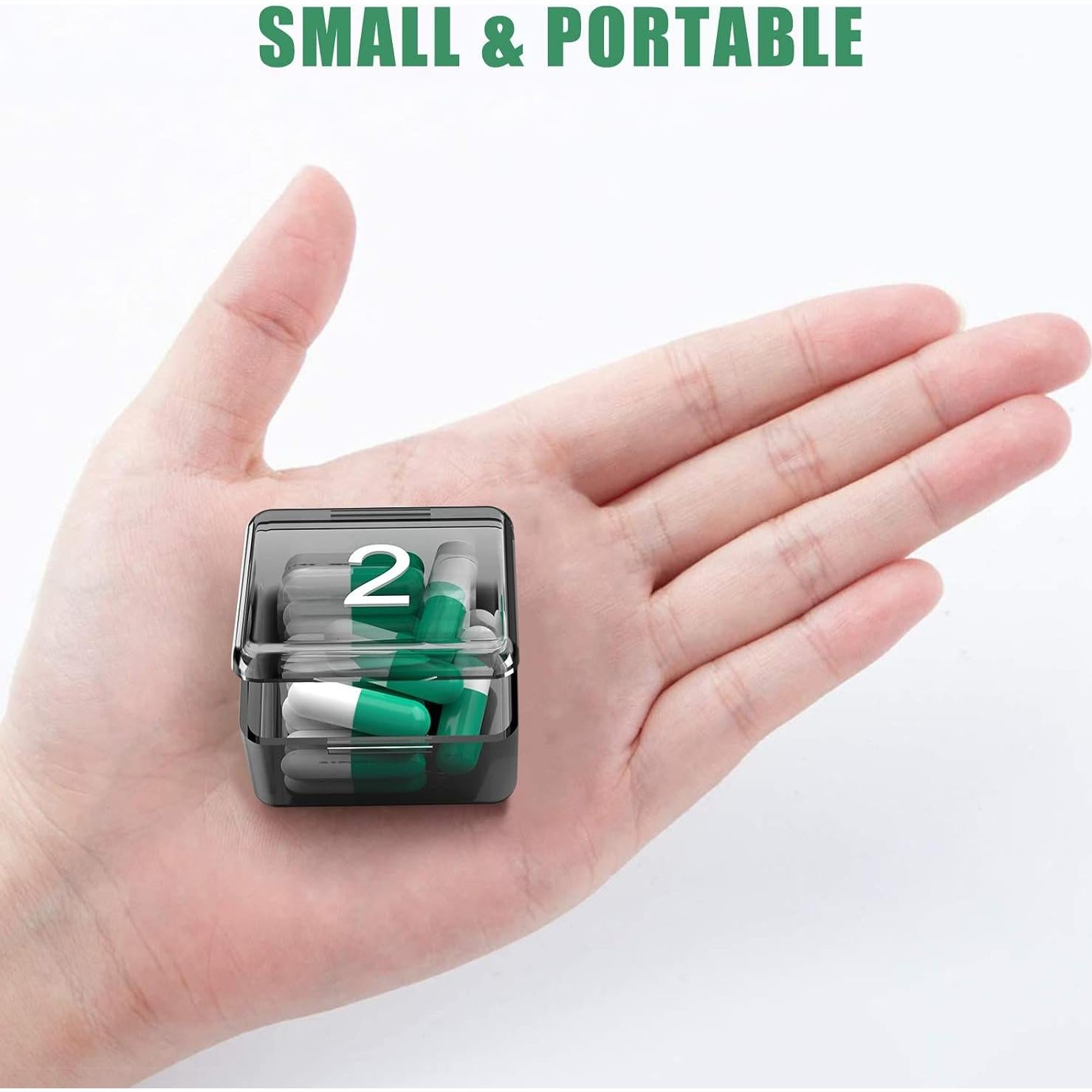 Organizador de Pastillas Mensual DOHIMGIO - 30 Compartimentos