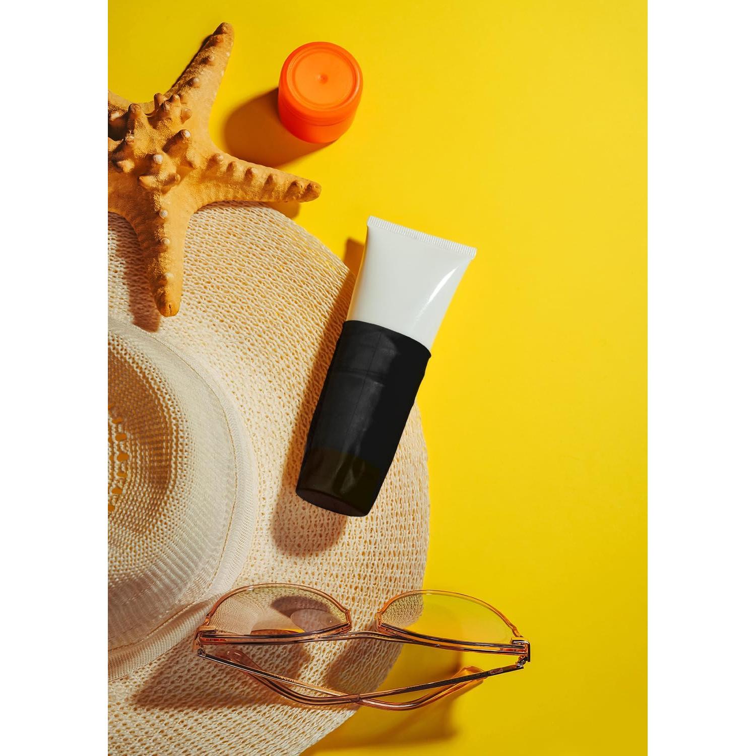 Funda de Botella de Silicona Mini Skater 12pcs Antifugas Negra