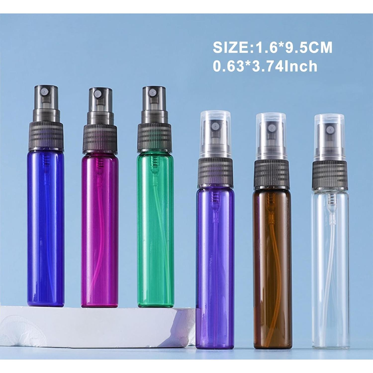 Juego de 20 Botellas de Perfume Vacías 10ML YouBo Azul