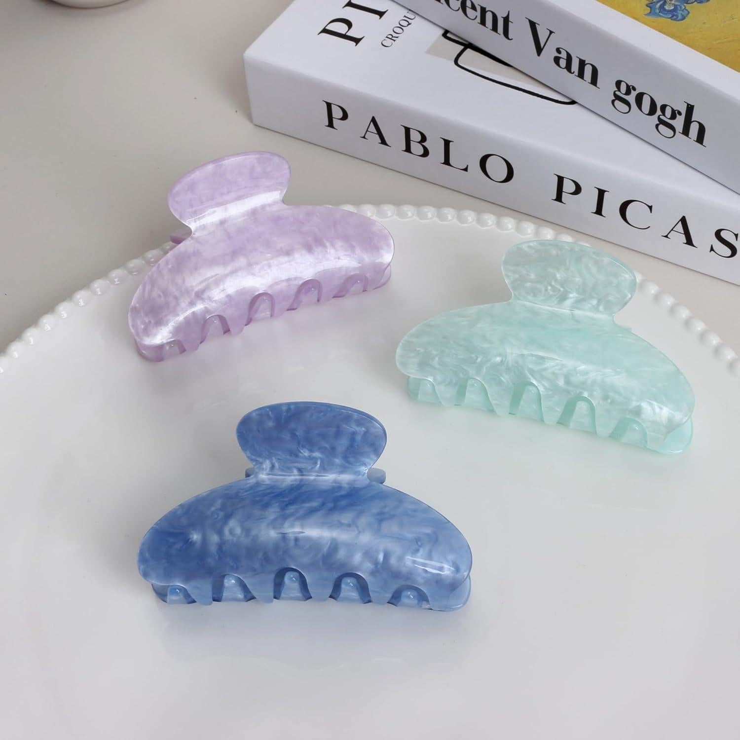 5 Clips de Garra para Cabello WRK - Medianos Antideslizantes