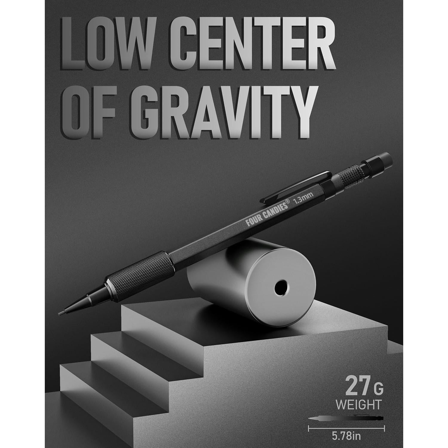 Juego de Lápices Mecánicos 1.3mm Four Candies con 24 Recargas