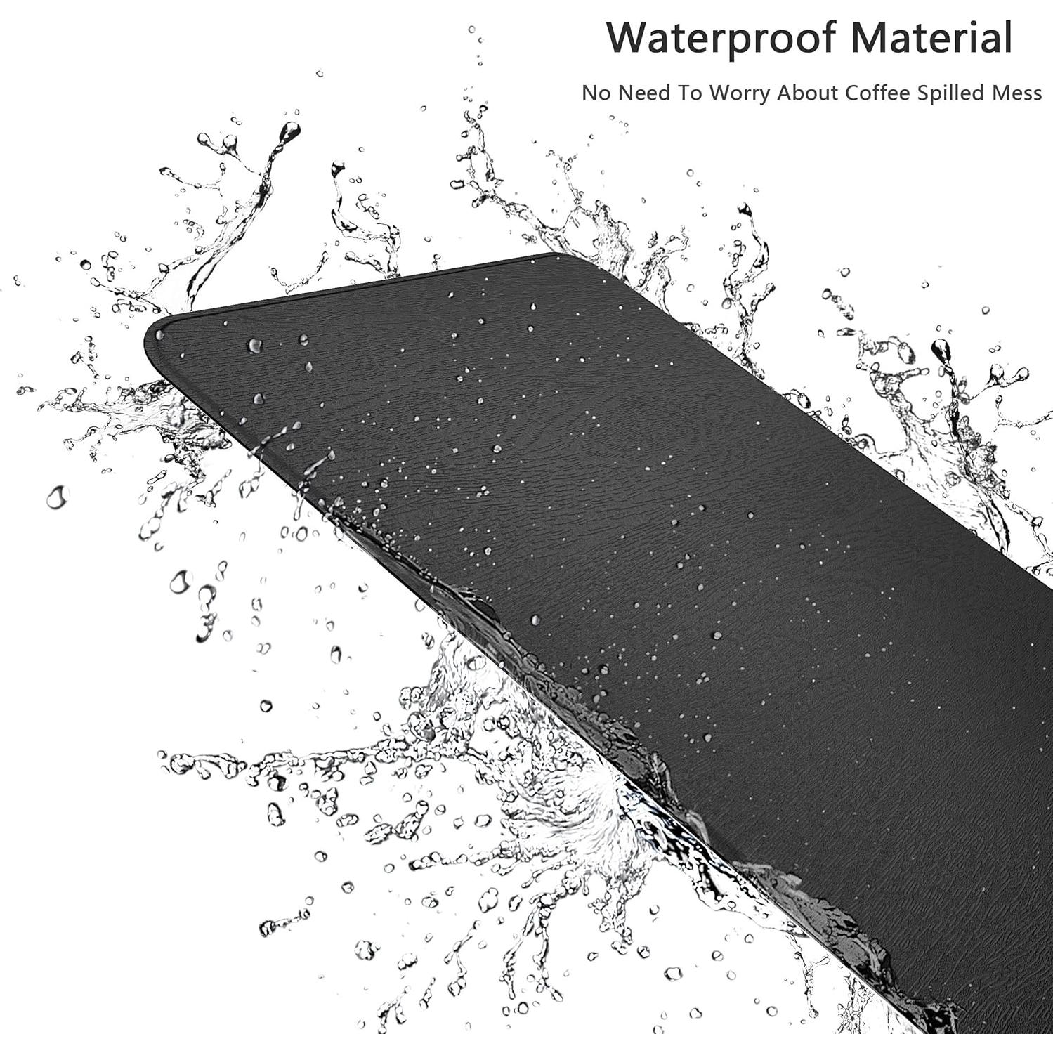 Alfombrilla de Ratón YSAGi Negra, Dura y Antideslizante 27x24 cm