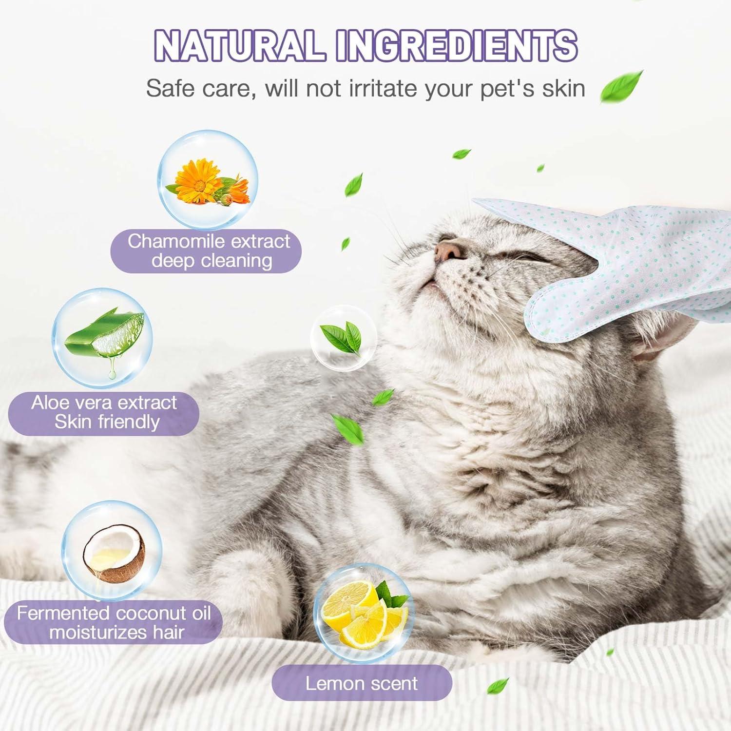 Toallitas de Limpieza para Perros VoagLuk 15 PCS con Aloe Vera