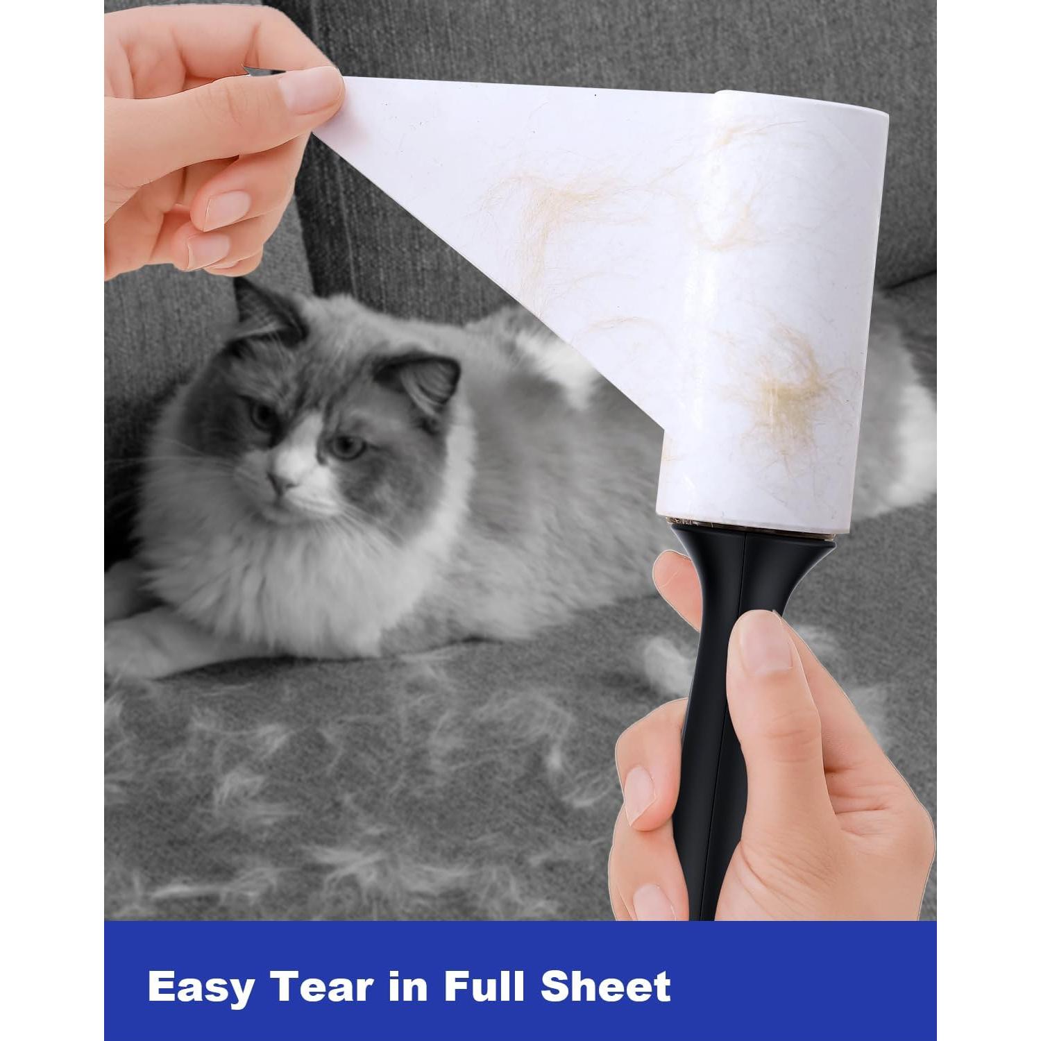 Rodillos para Pelusa Petqueen - 2 Mangos y 6 Rodillos, 560 Hojas