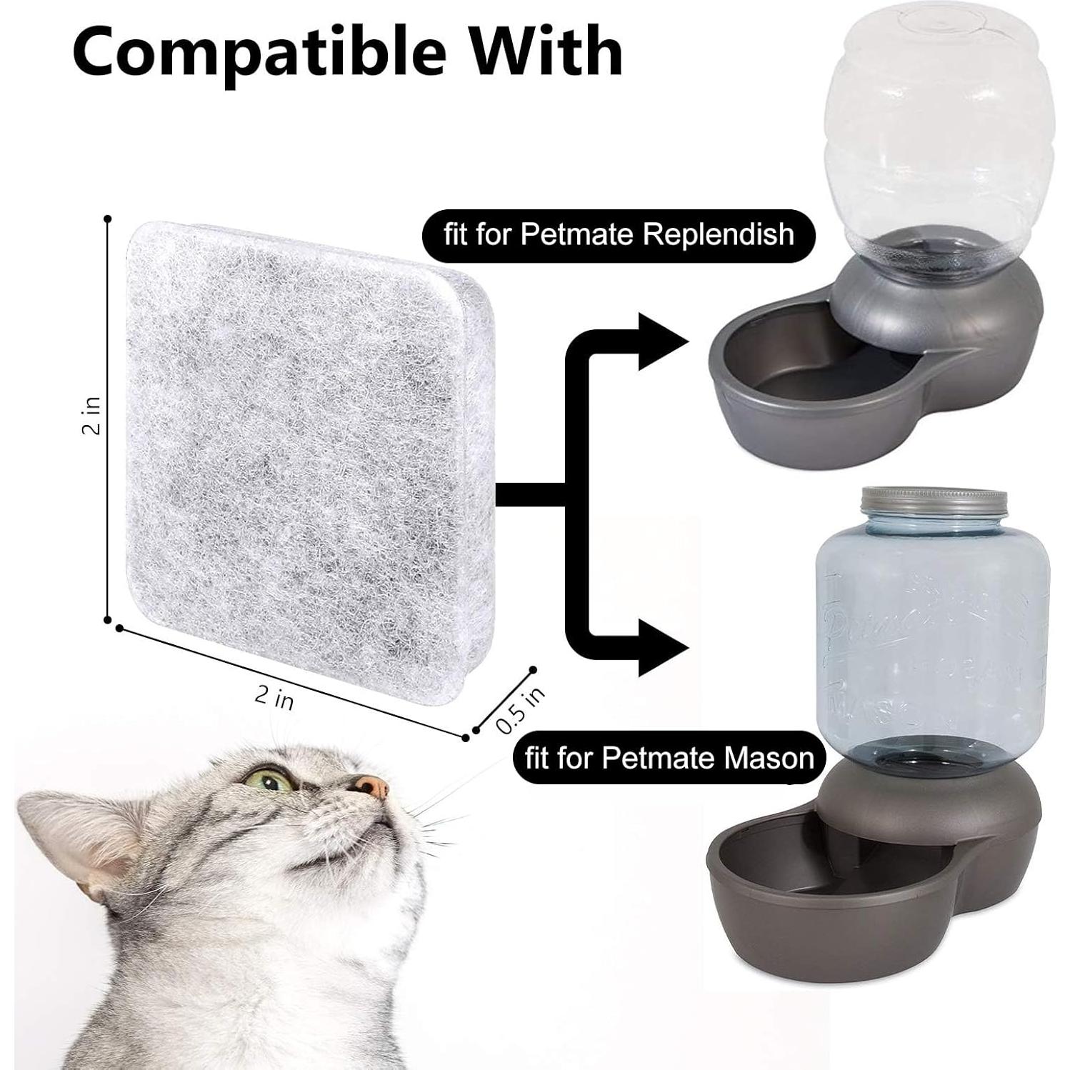 Filtro de Agua para Mascotas MyfatBOSS - 6 Unidades Carbón Activado