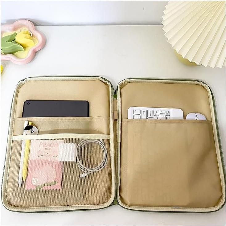 Funda para computadora portátil Tooe 11" Negra Y2K Coquette