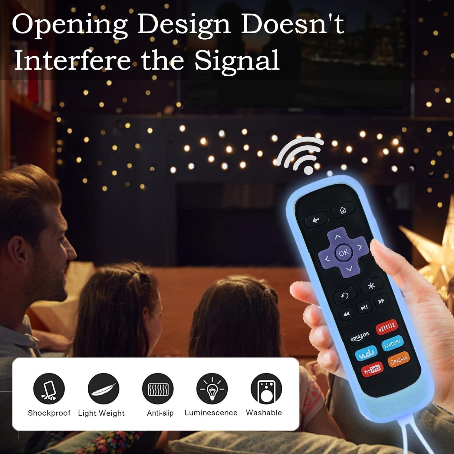 Funda Protectora de Silicona para Control Remoto Roku Gavyqier