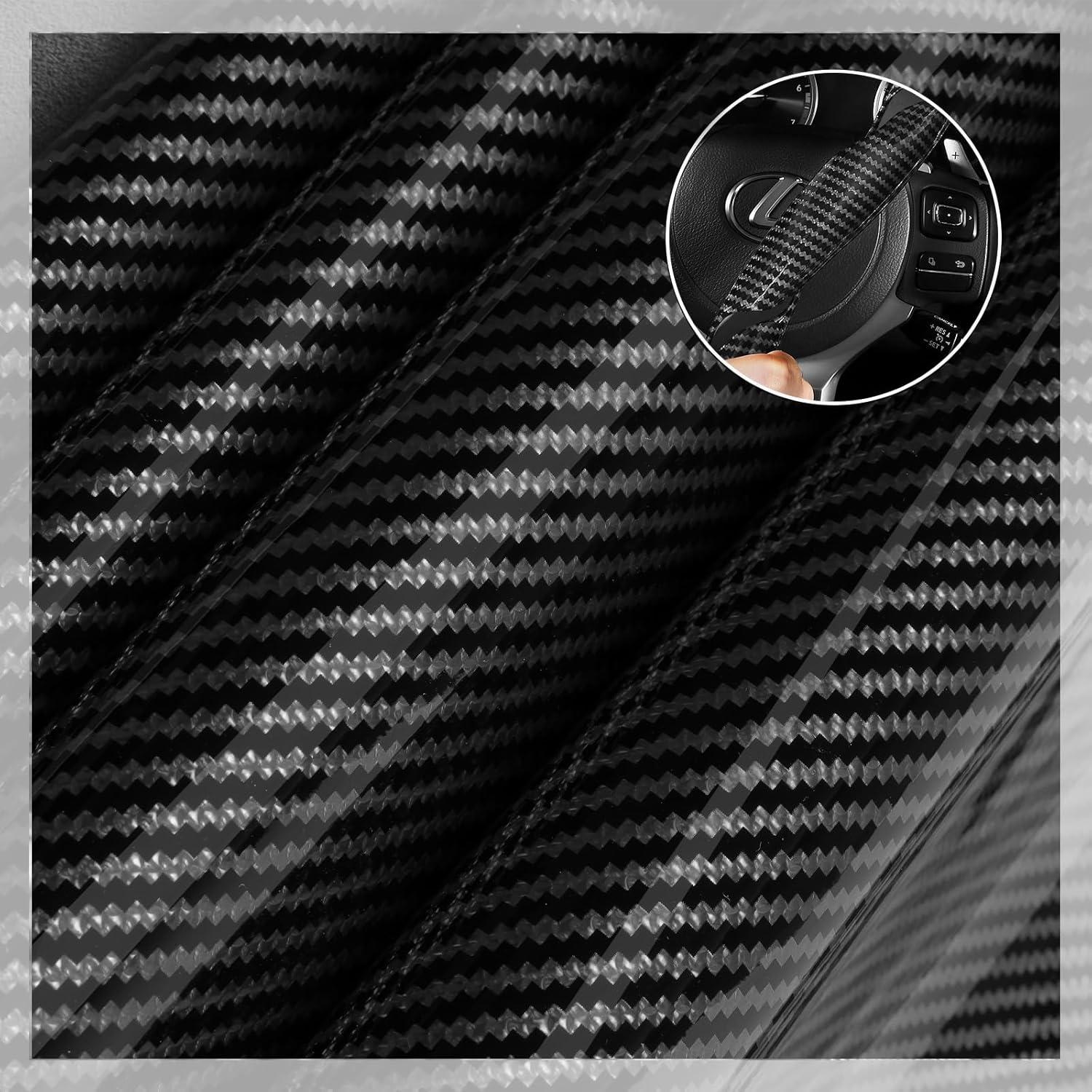 Juego de Fundas para Volante Aotoyou 3pcs Antideslizante 37-38 cm