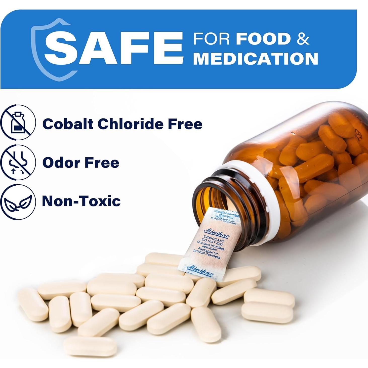 300 Paquetes de Gel de Sílice Deshidratante LotFancy 0.5g