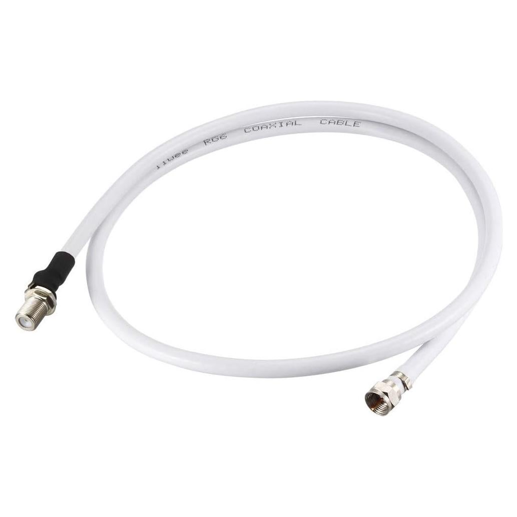 Cable Coaxial RG6 uxcell Macho a Hembra 1.22m 75 Ohm