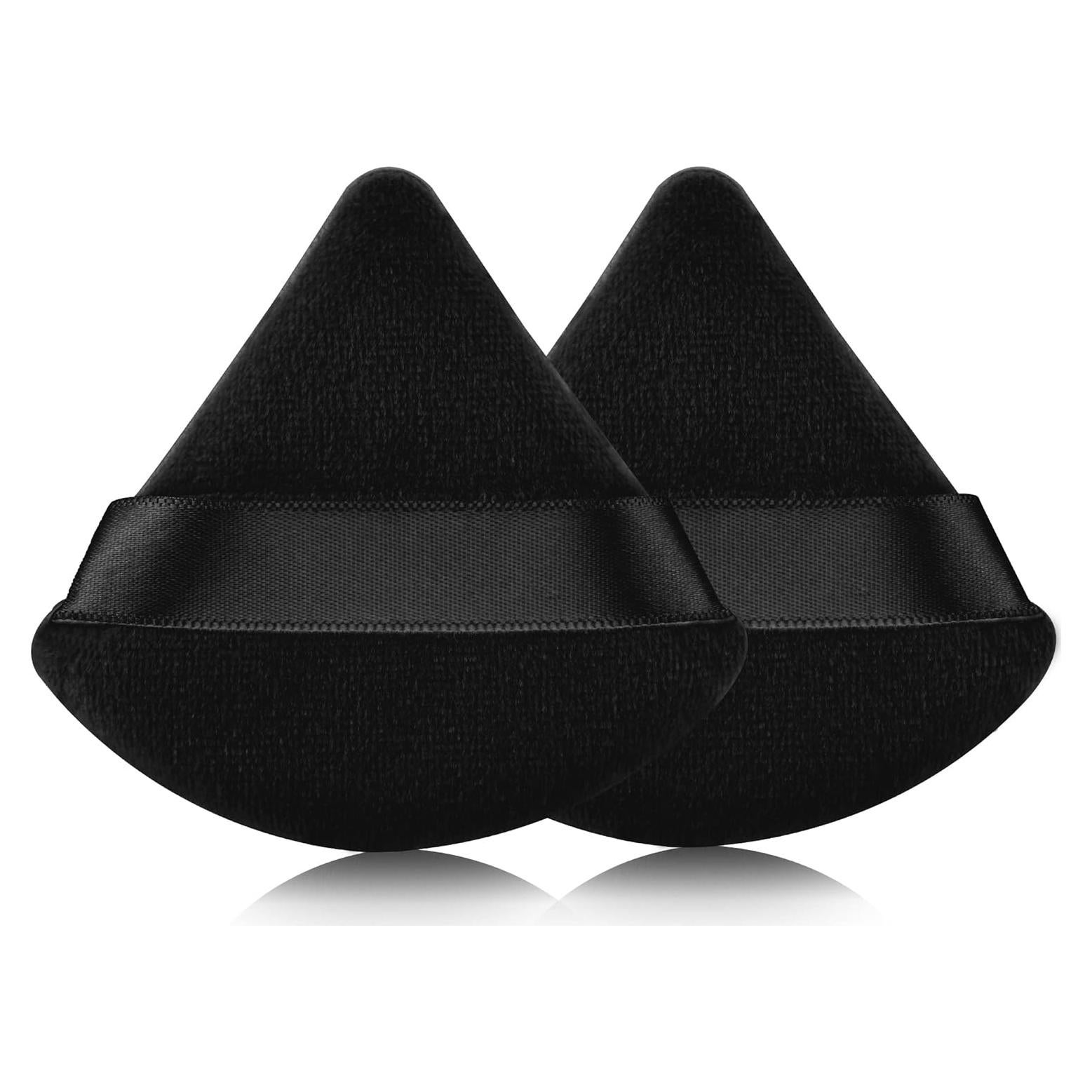Esponja de Polvo Triangular EVAOUXIU Suave para Maquillaje - Negro