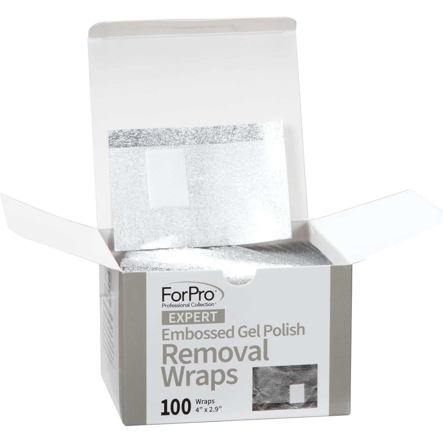 ForPro Expert Almohadillas para Remover Esmalte en Gel 100-Cuenta