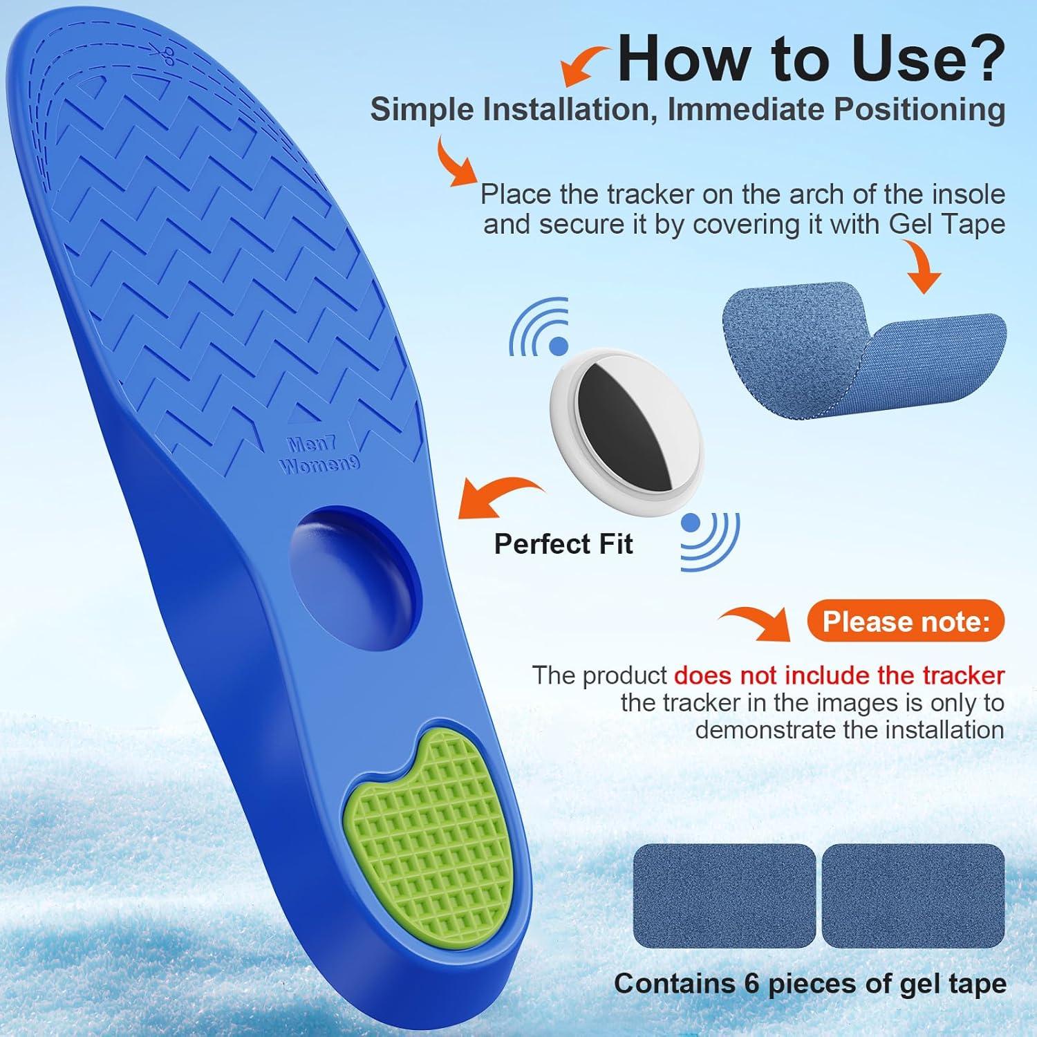 Soporte Oculto para AirTag TurnForY - Plantilla Ajustable 135-150mm