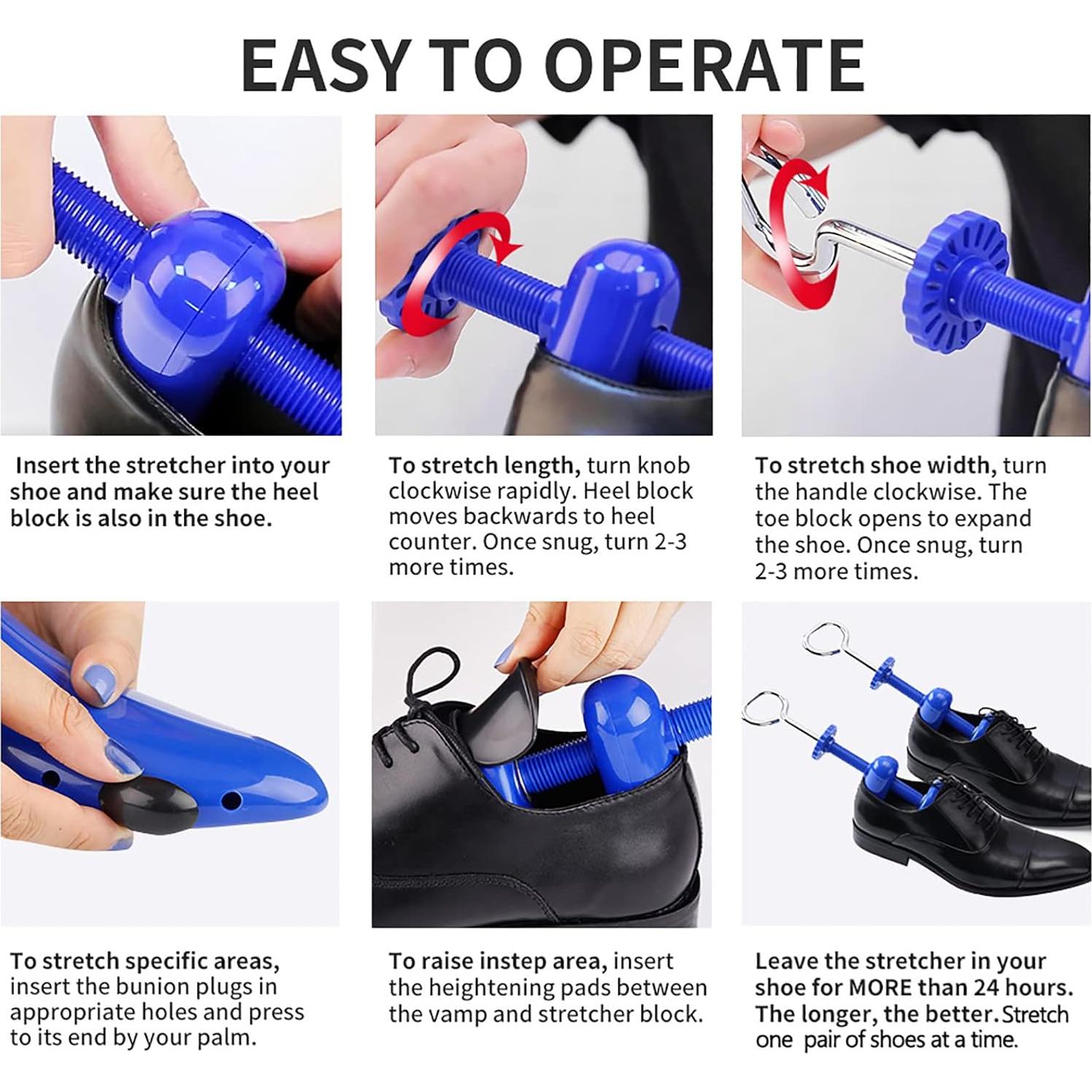 Estirador de Zapatos Yalumo Ajustable para Hombres Talla 9.5-13