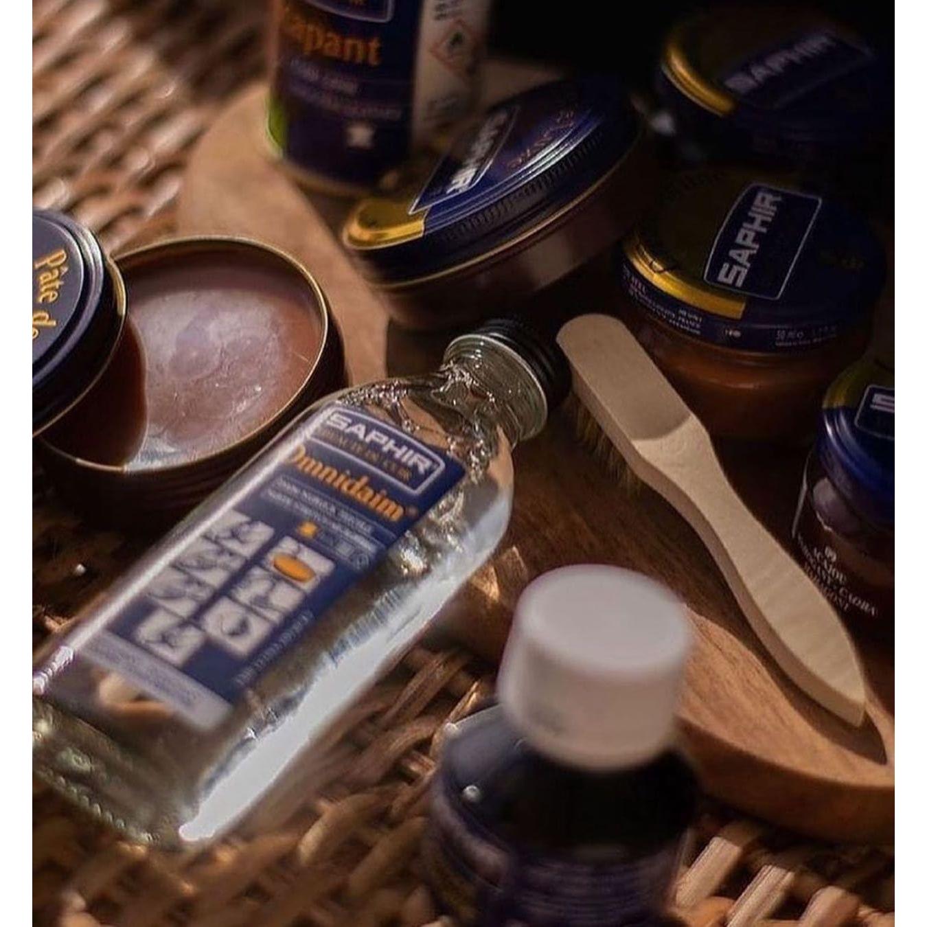 Limpiador Saphir Omnidaim 500ml para Cuero Suede y Nubuck