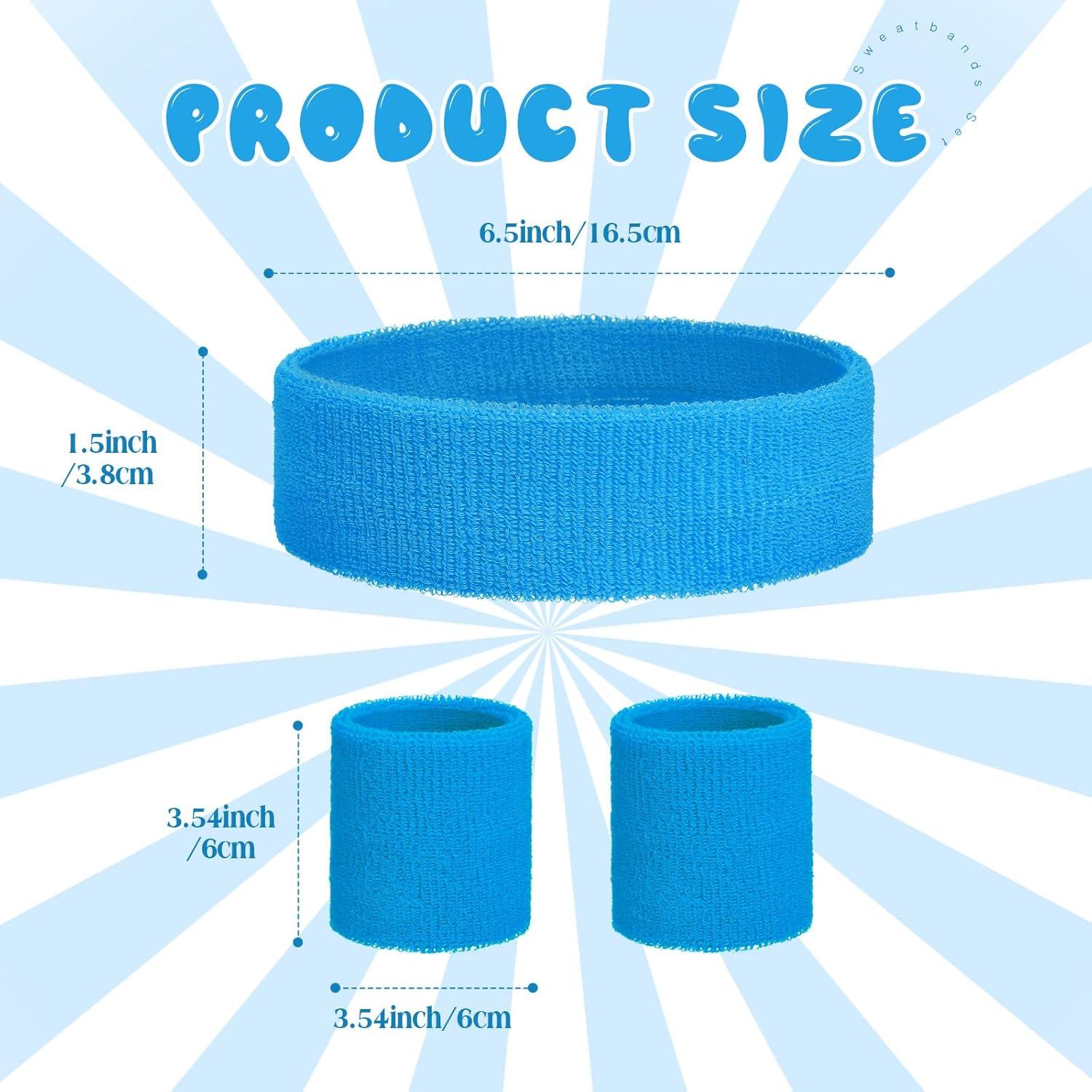 Conjunto de Muñequera y Diademas Neón Bememo para Niños