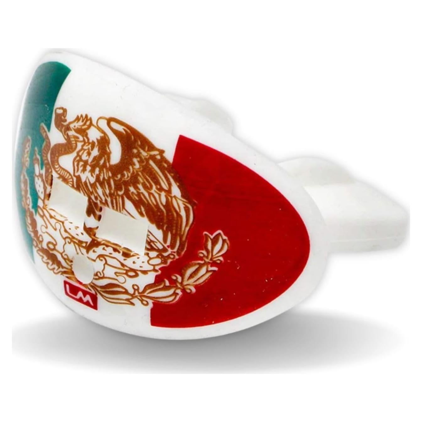 Protector Bucal Loudmouth Fútbol Bandera de México Silicona