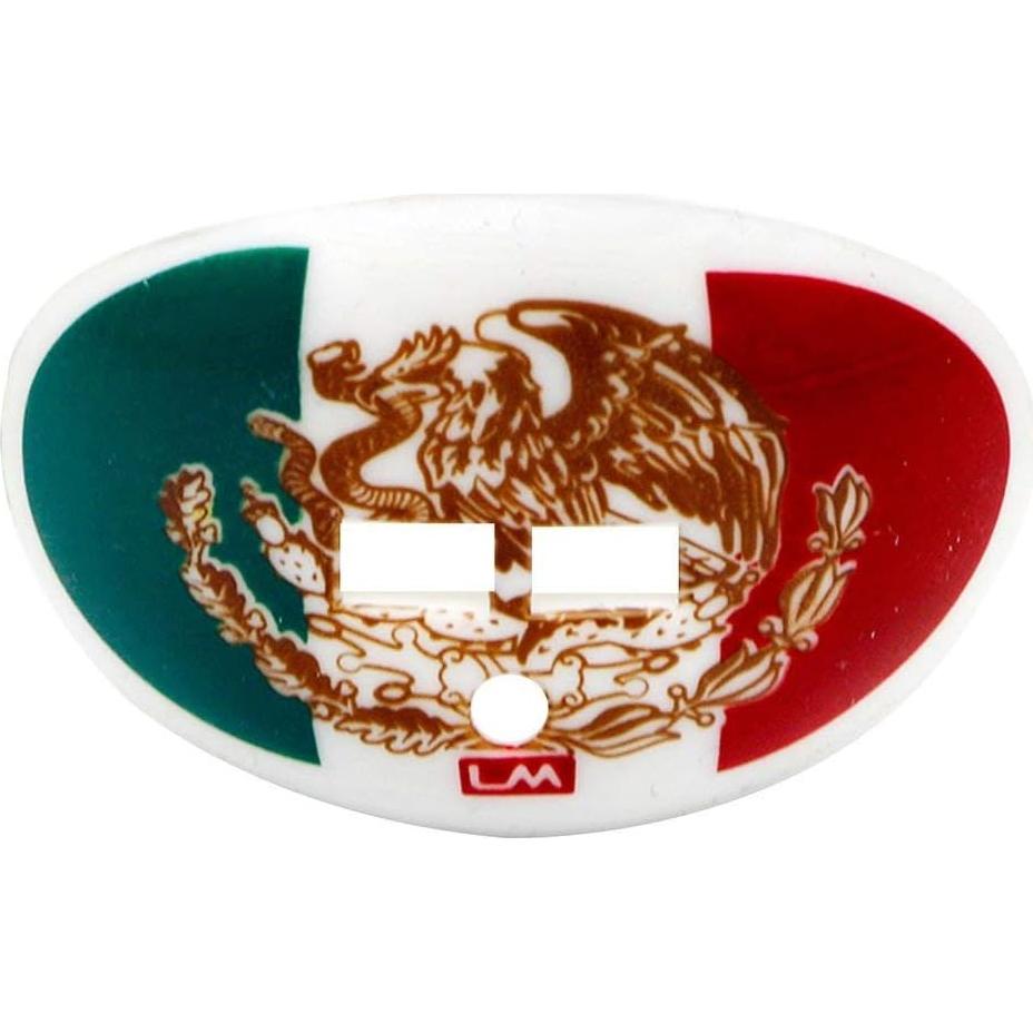 Protector Bucal Loudmouth Fútbol Bandera de México Silicona