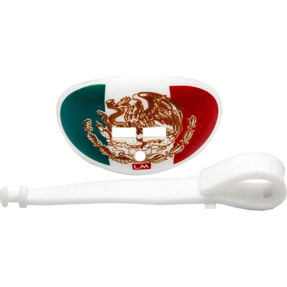 Protector Bucal Loudmouth Fútbol Bandera de México Silicona