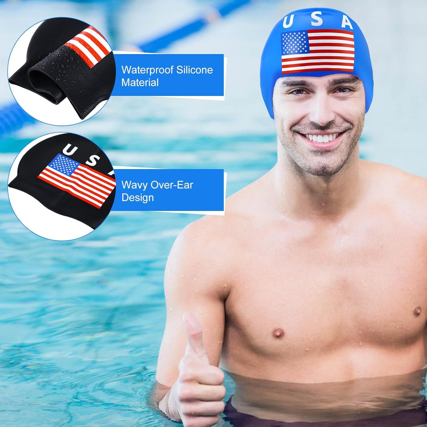 Gorro de natación de silicona Yearntown LNA0337 - 2 unidades