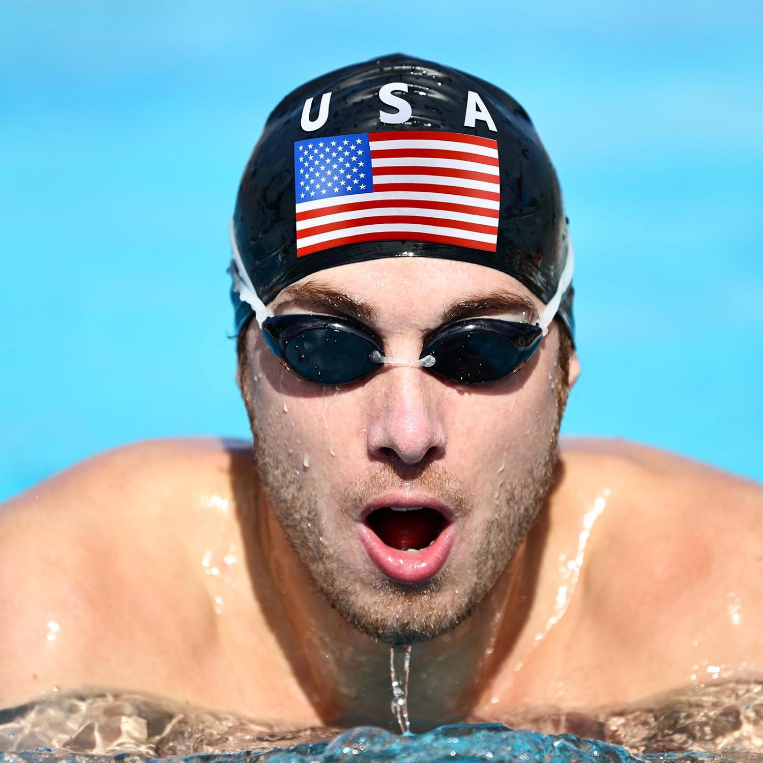 Gorro de natación de silicona Yearntown LNA0337 - 2 unidades