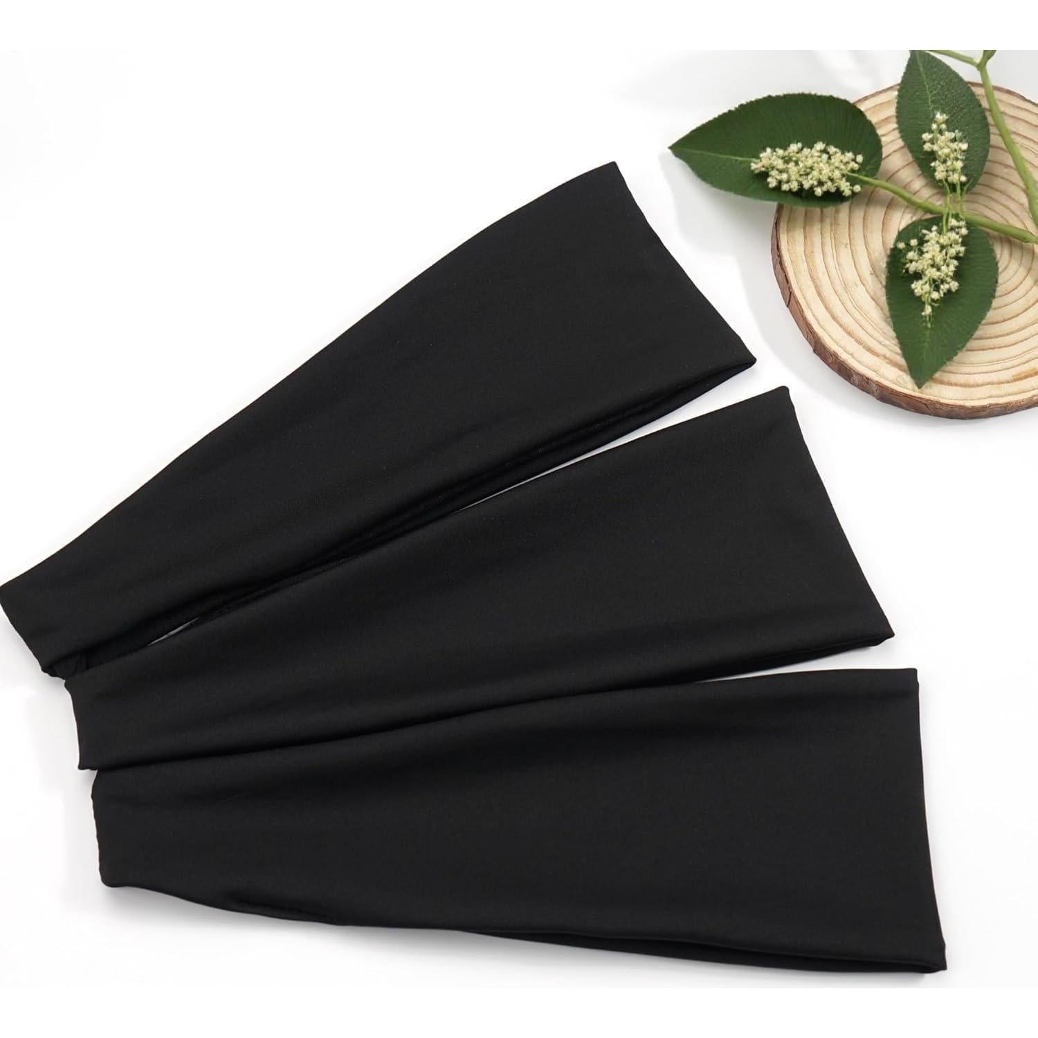 Cintas para la cabeza LECHI LC0008, paquete de 6, negro