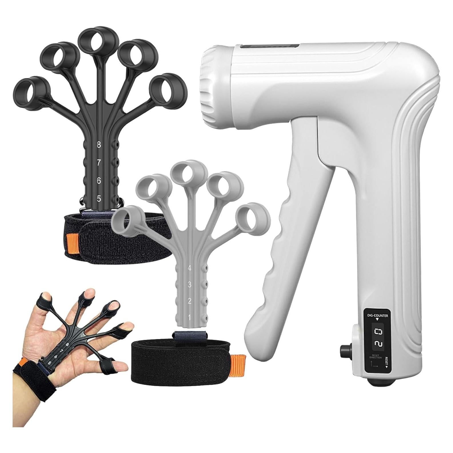 Fortalecedor de Mano YESIMET Ajustable 10-100KG con Conteo