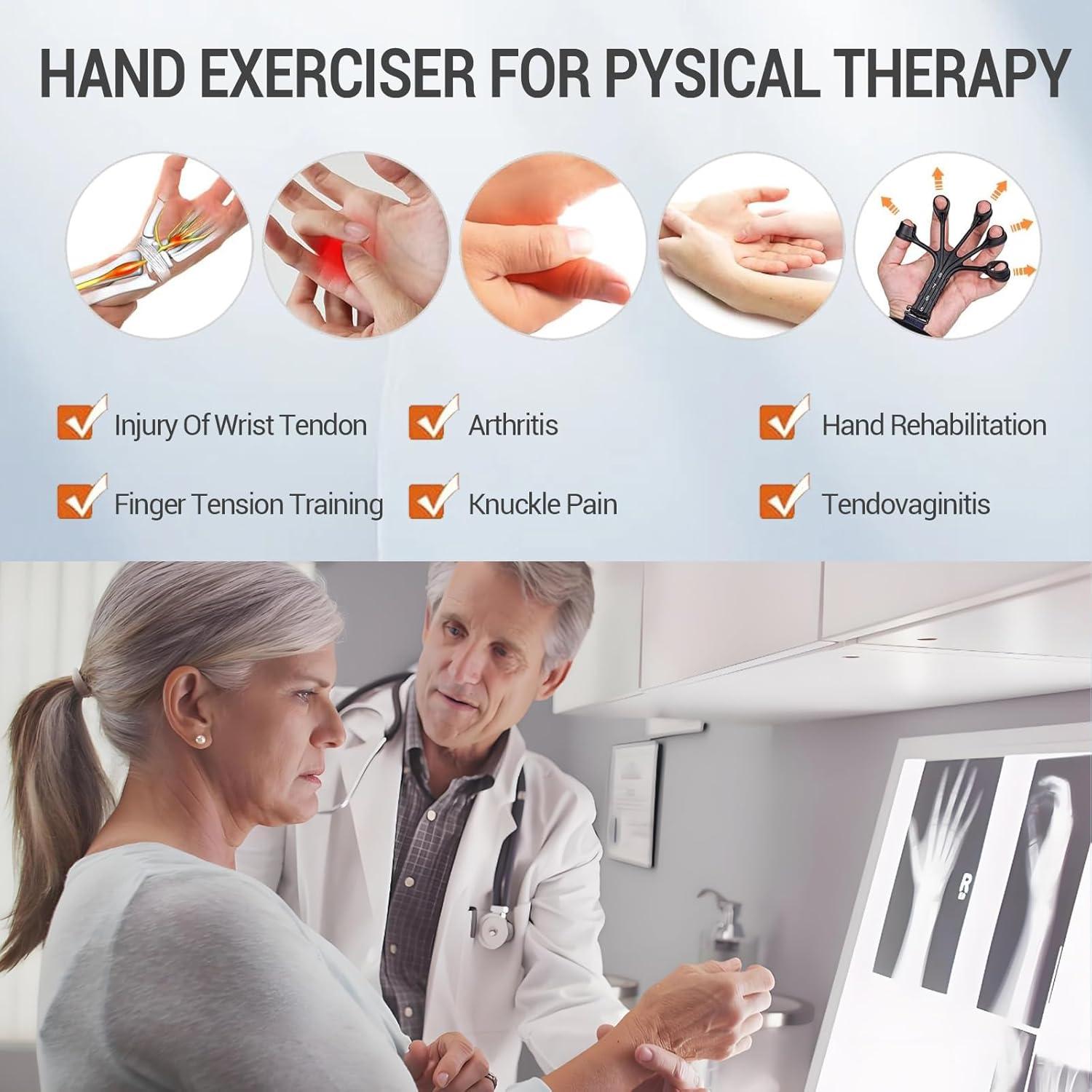 Fortalecedor de Mano YESIMET Ajustable 10-100KG con Conteo