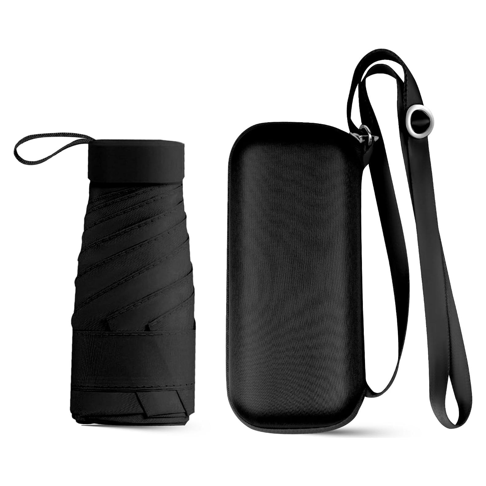 Paraguas Compacto PTGRSWK Mini Plegable 16cm - Ligero y Resistente