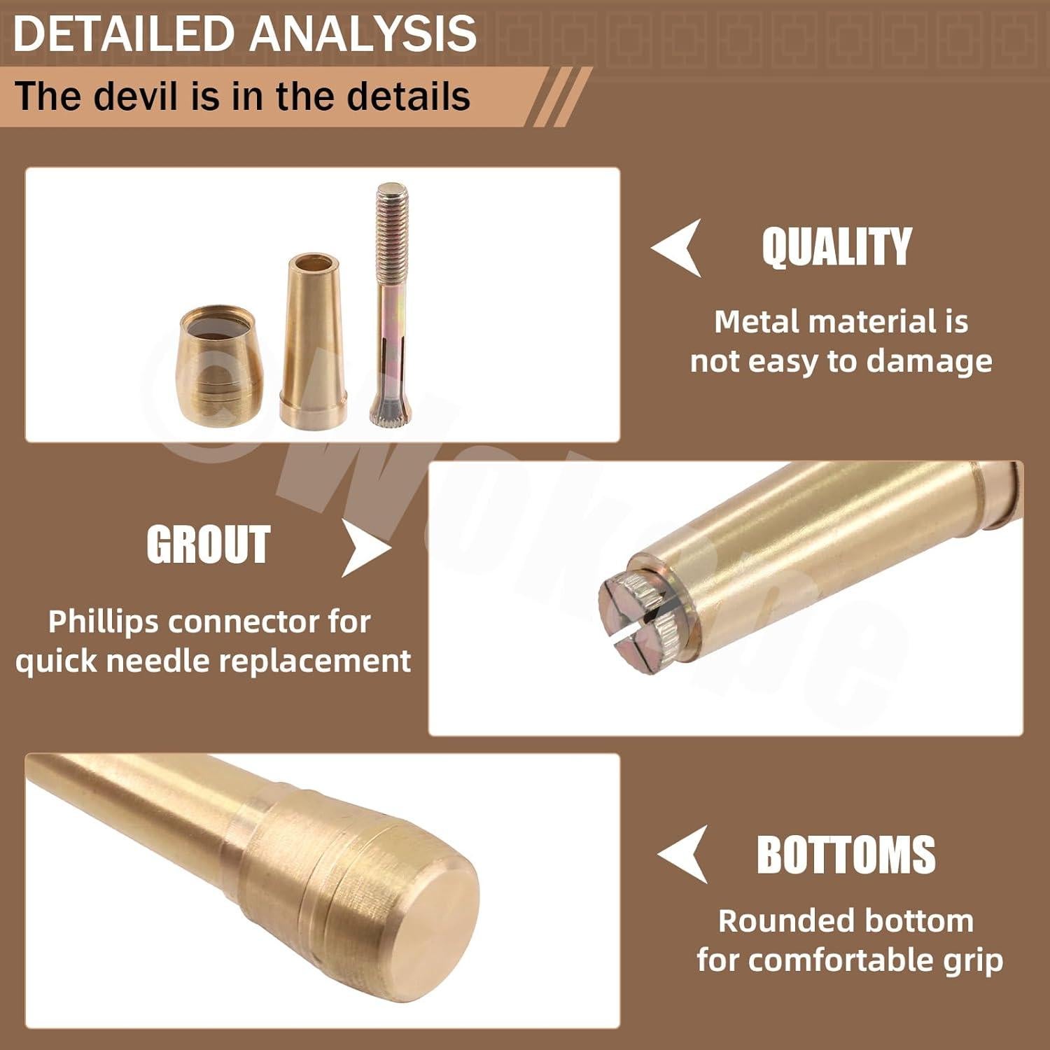 Kit de Costura Wokape 19 Piezas Agujas y Hilo Nylon 50m