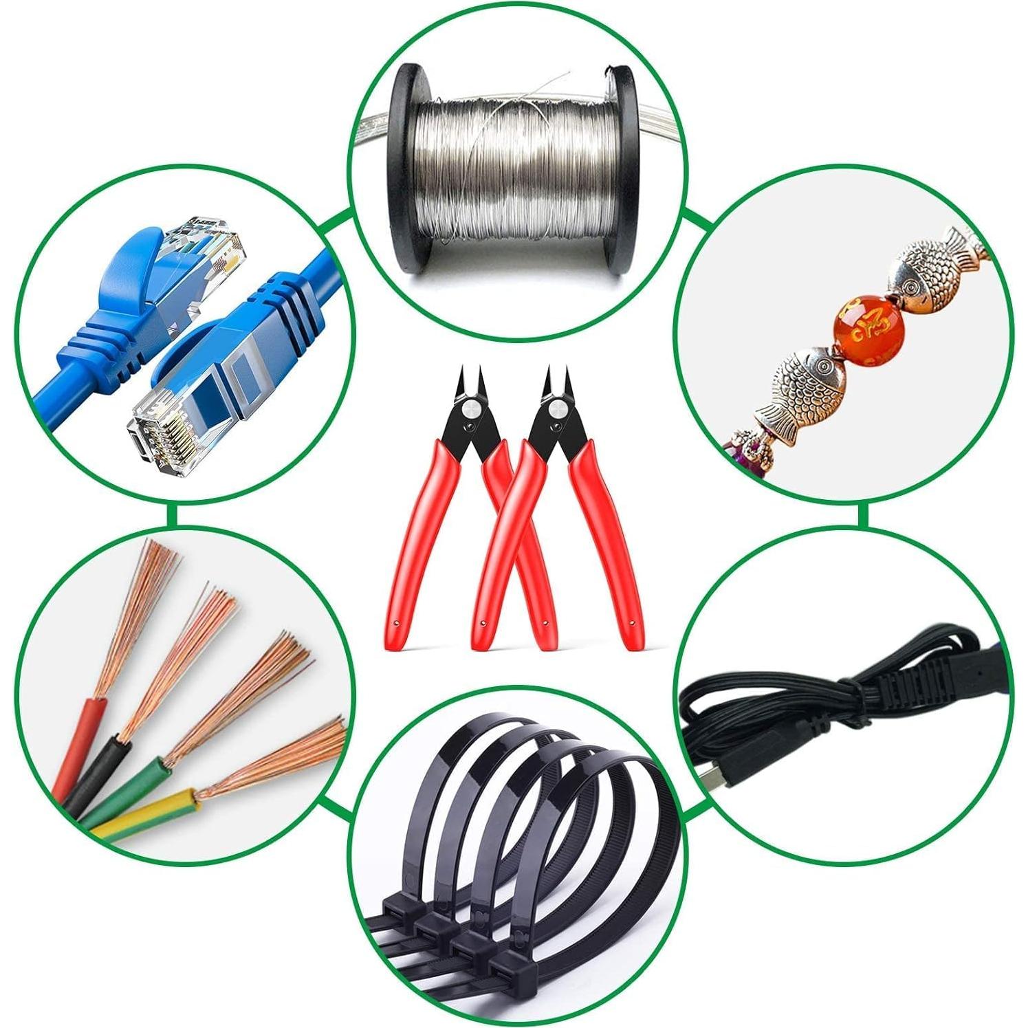 Cortador de Alambre BOENFU BF-170 Rojo 12.7 cm Precisión