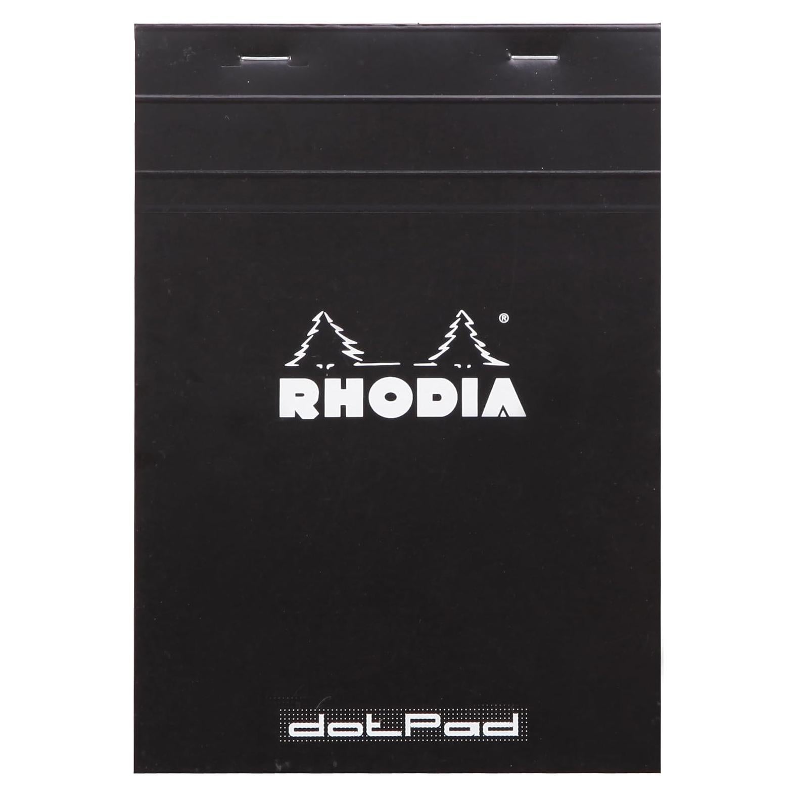 Bloc de Notas A5 Rhodia No. 16 Puntos Negro 80g 80 Hojas
