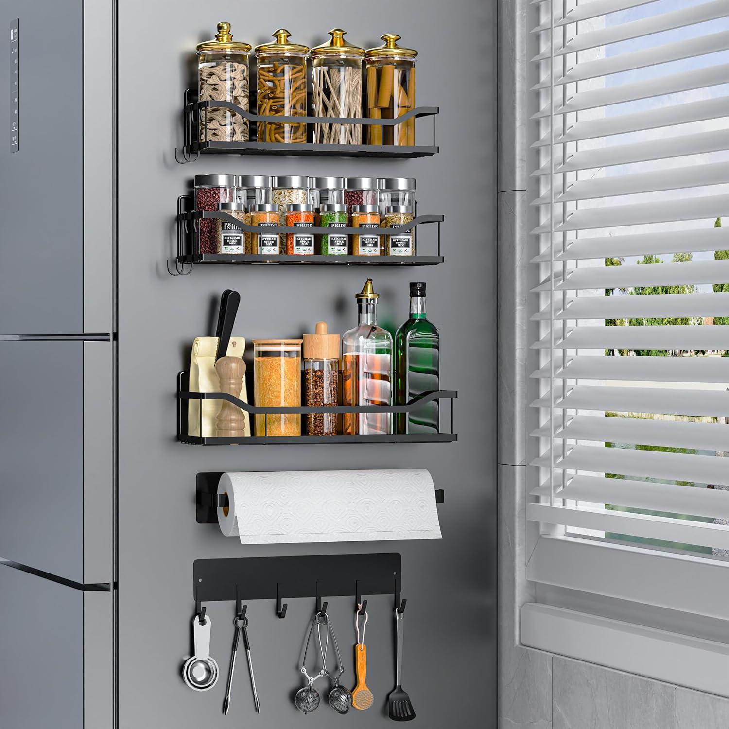 Estantes Magnéticos Bwesdero - Paquete de 5 para Cocina y Lavandería