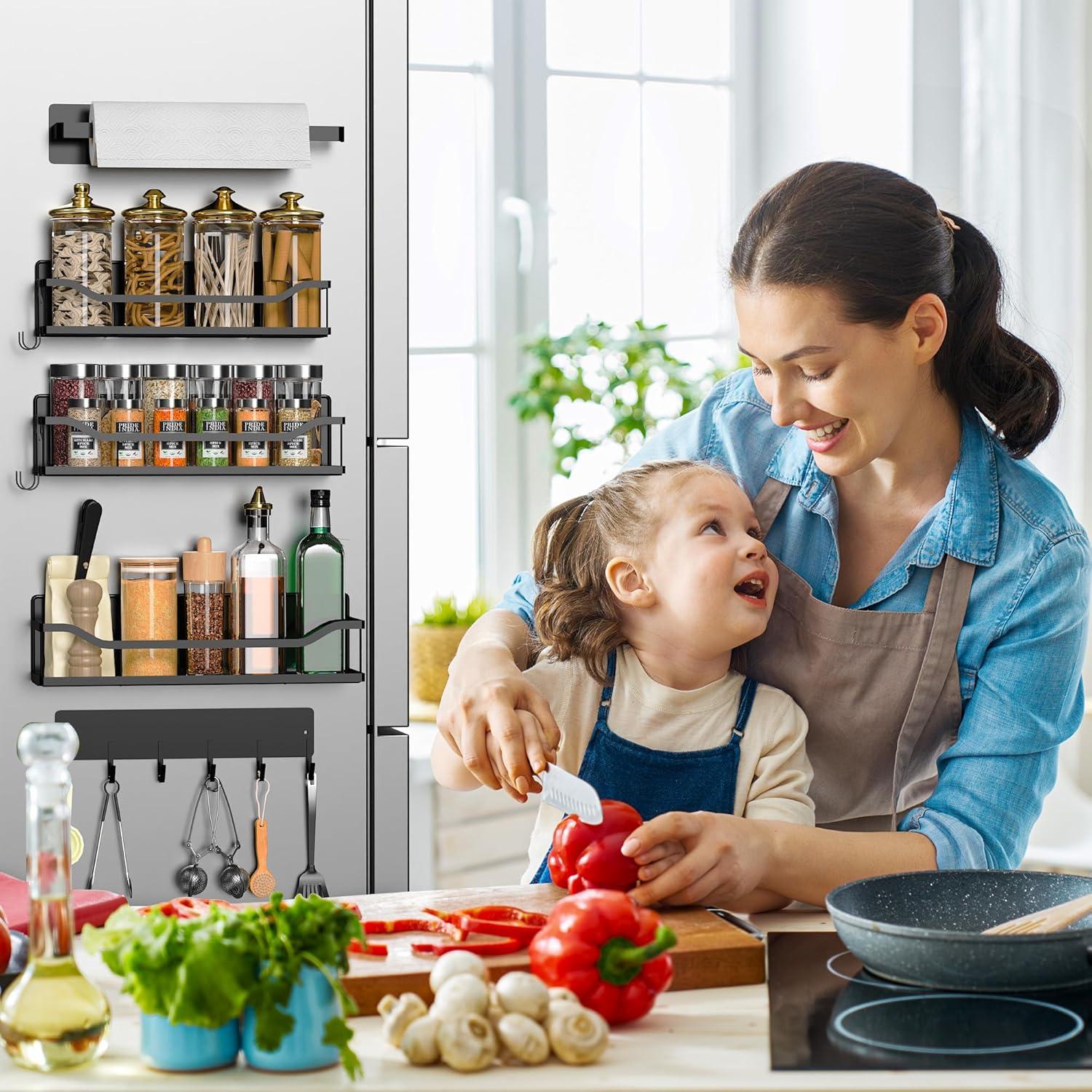 Estantes Magnéticos Bwesdero - Paquete de 5 para Cocina y Lavandería