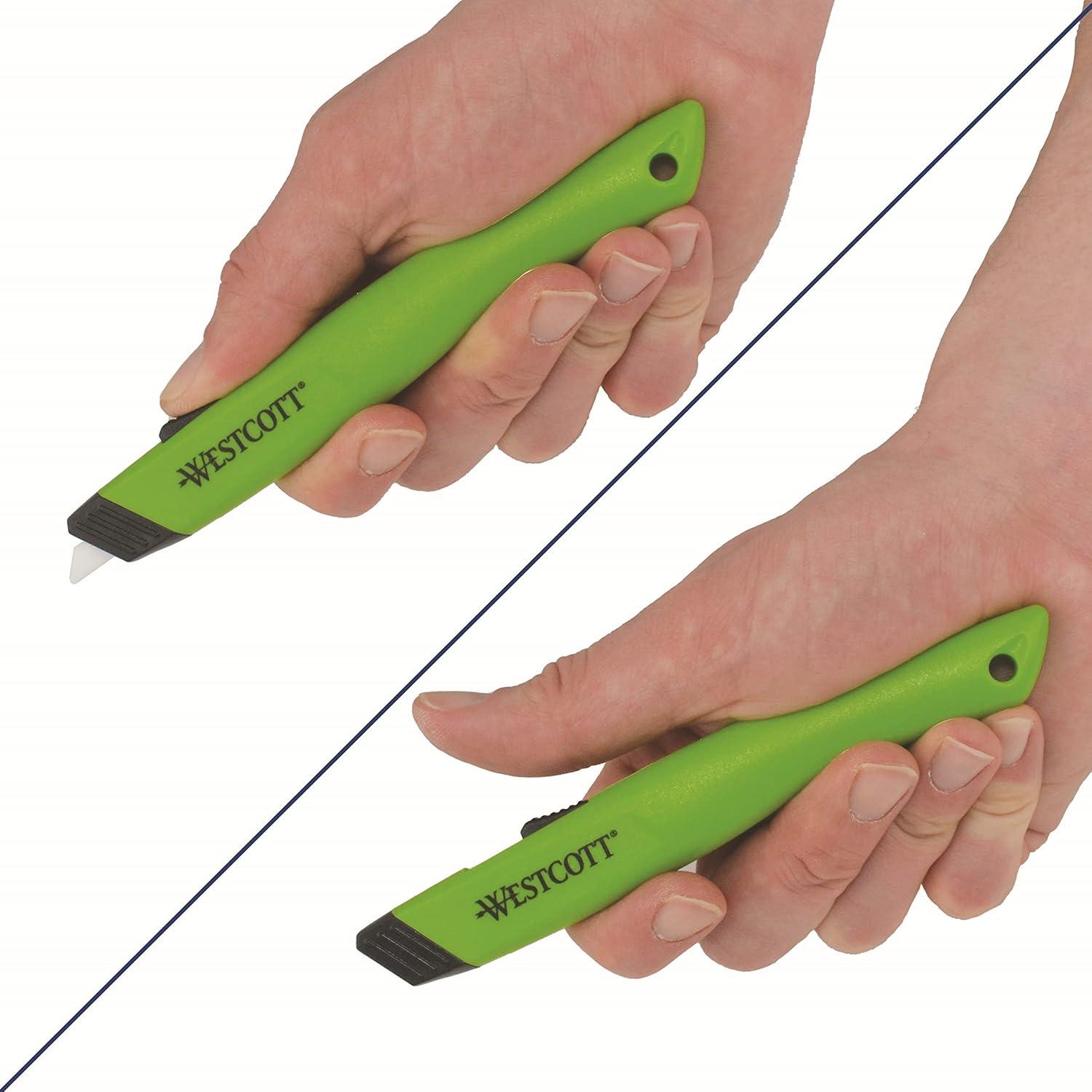 Cuchillo de Seguridad Westcott 16475 con Cuchillas Cerámicas Slice