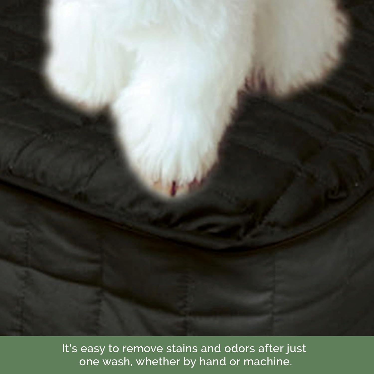 Cubierta de Asiento Delantero para Mascotas Elegant Comfort Negra