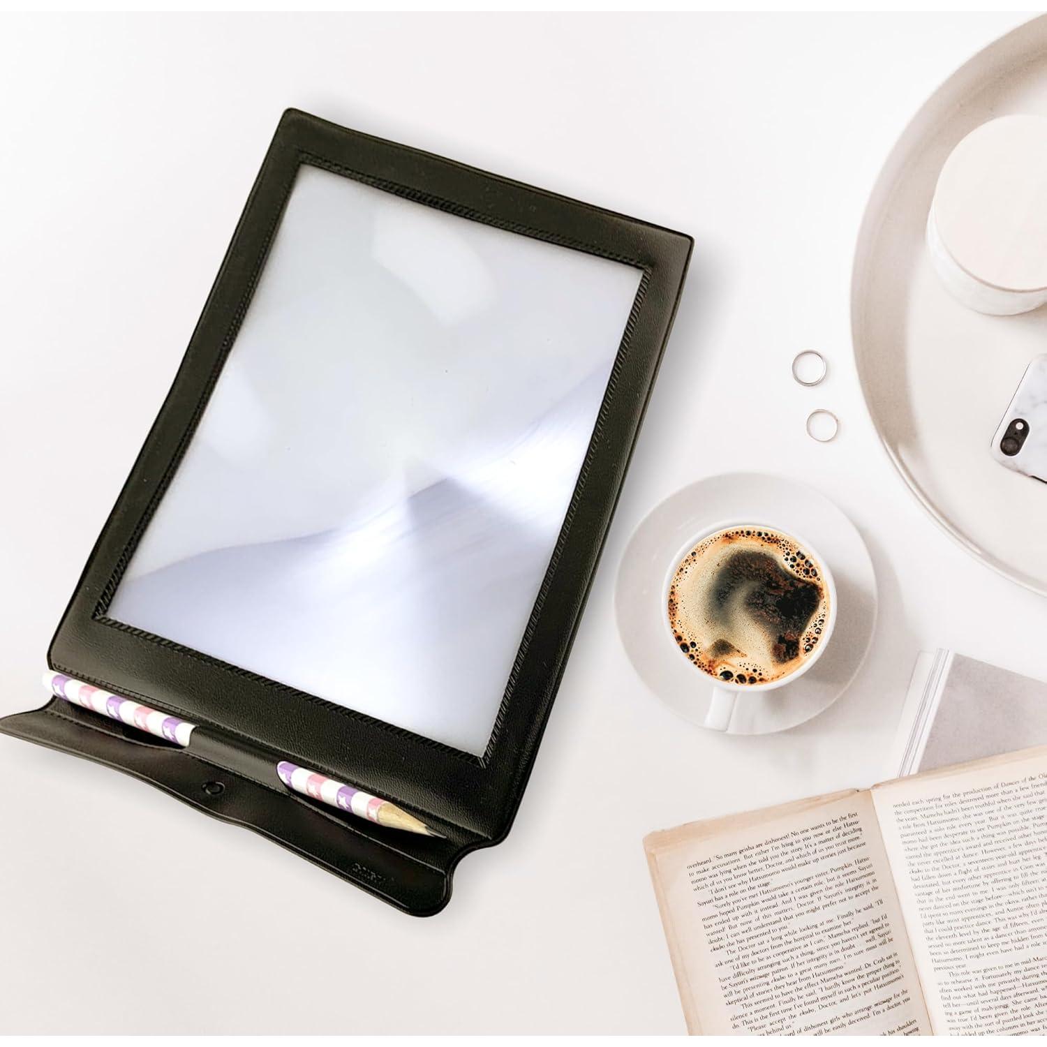 Lupa de Página Completa MAGDEPO 3x con Marco - 2 Piezas