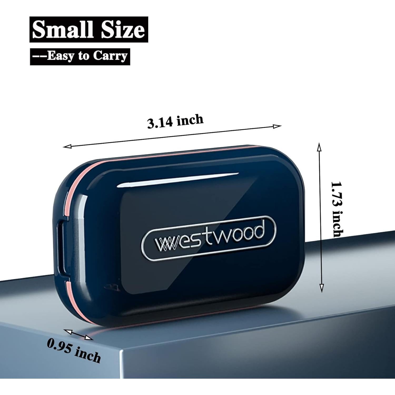 Cortador de Pastillas MAIAHU Azul, Cuchilla Inoxidable, Viaje