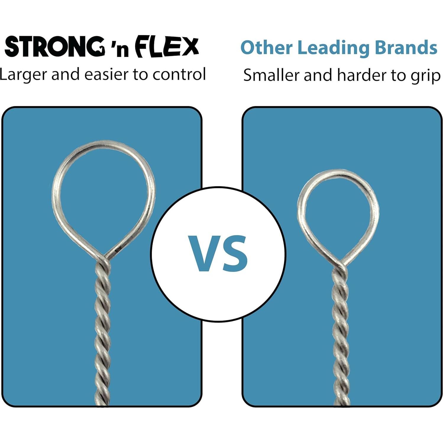 Cepillos Limpiadores de Pajitas Nylon Strong 'n Flex - Set de 3