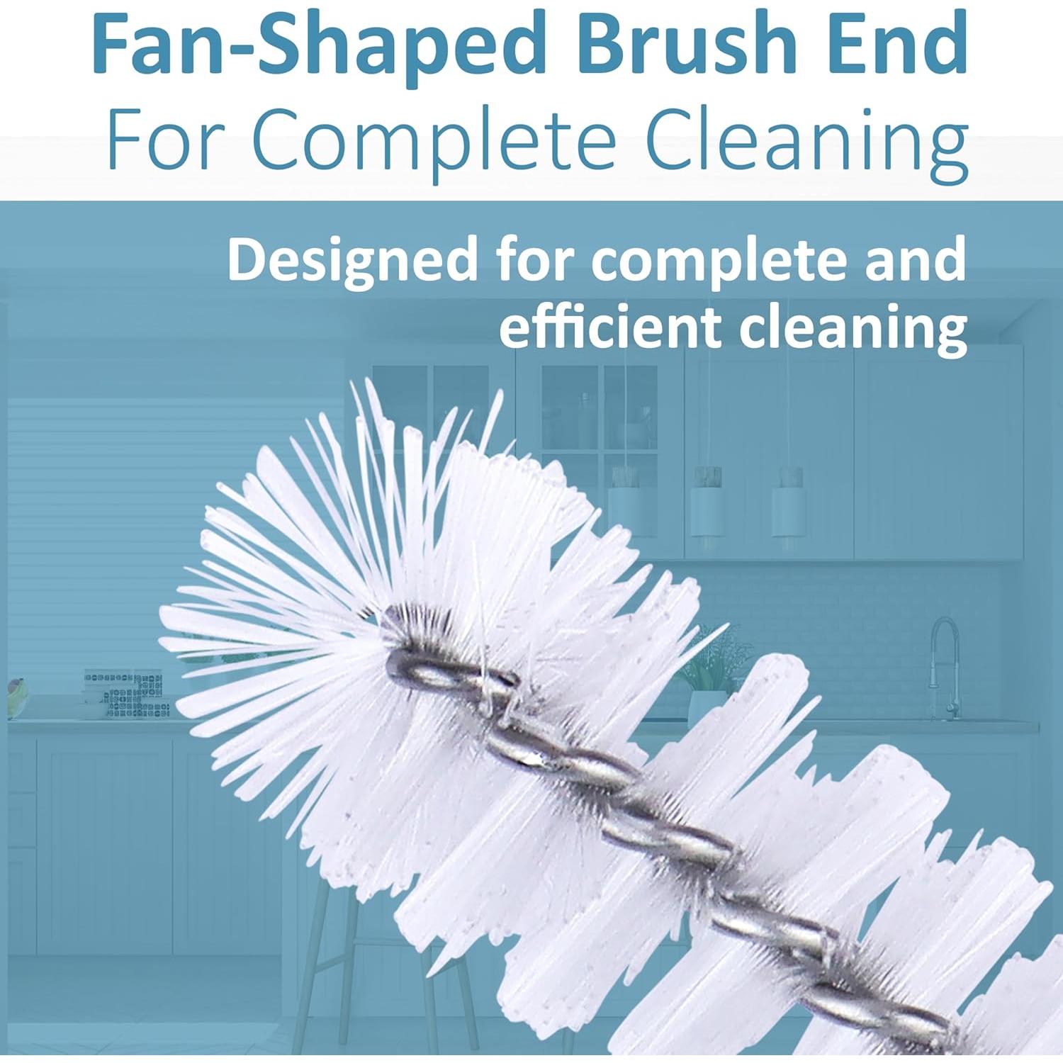 Cepillos Limpiadores de Pajitas Nylon Strong 'n Flex - Set de 3