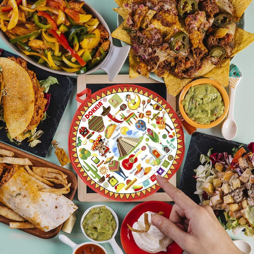 Calentador de Tortillas SOKKIA 30.48 cm Microondas Tela Aislada